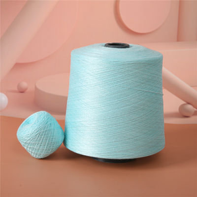 Lightweight Acidproof Viscose Ring Spun Yarn , Anti Bacteria Hand Spun Wool Yarn