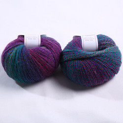 Durable Washable Wool Cotton Blend Yarn , Anti Fouling Cotton Mix Yarn